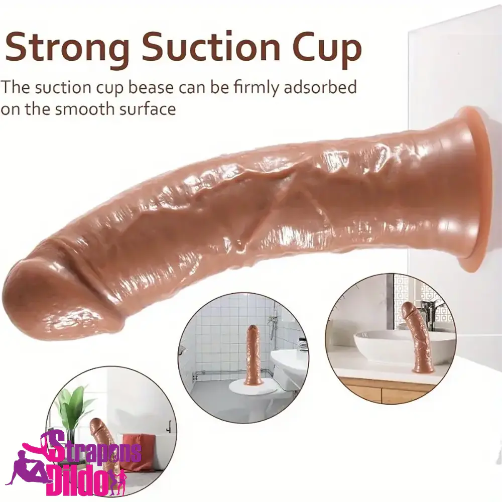 8.3in Soft Flexible Silicone Big Dildo For Stimulating Women Comforter Strap ons Dildo