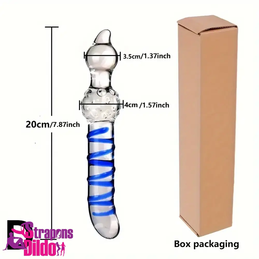 Multiple Options Glass Crystal Dildo For Women Men Couple G-spot Strap ons Dildo