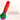 7.9in Silicone Rainbow Soft Dildo For Women Men Couple G-spot Clit Strap ons Dildo