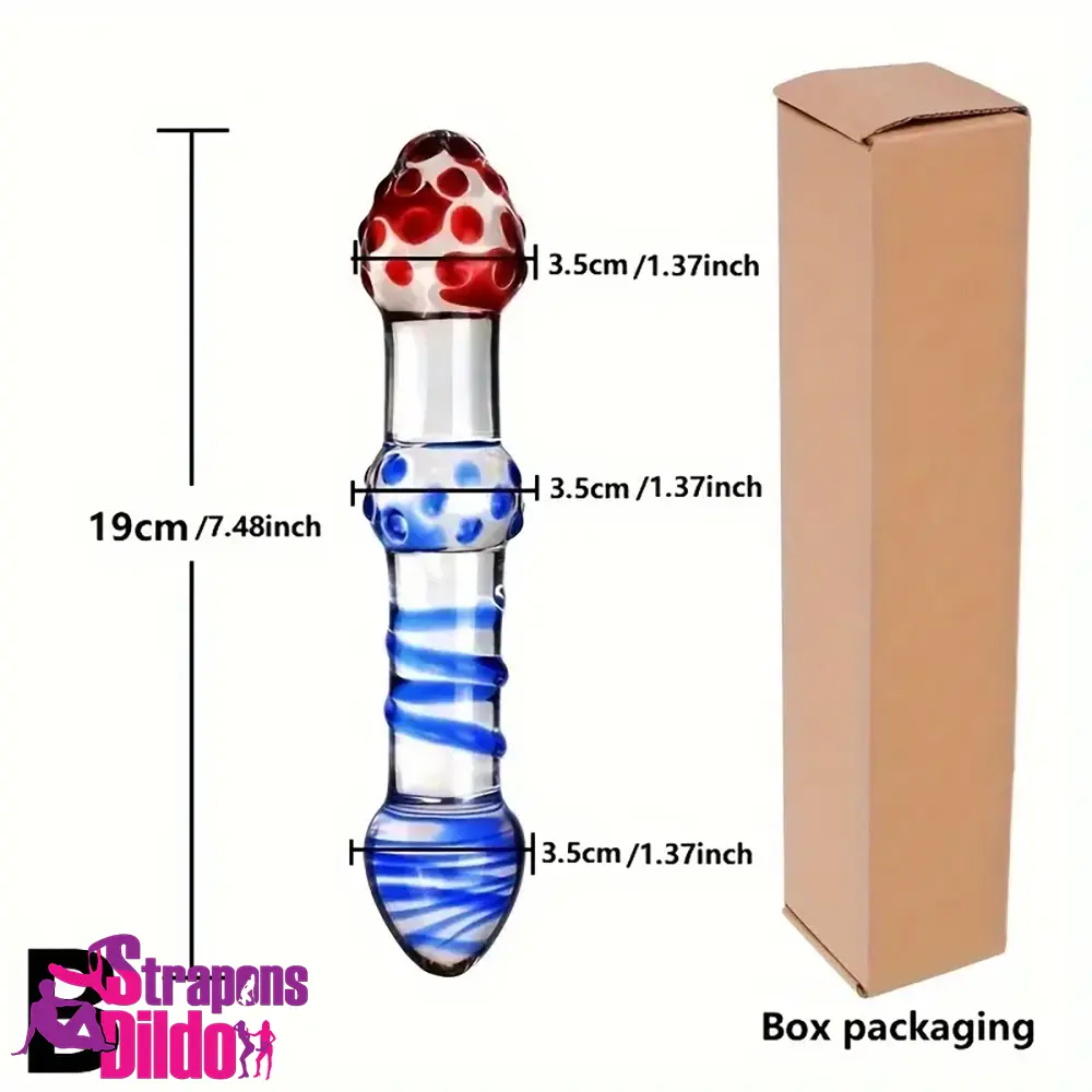 Multiple Options Glass Crystal Dildo For Women Men Couple G-spot Strap ons Dildo