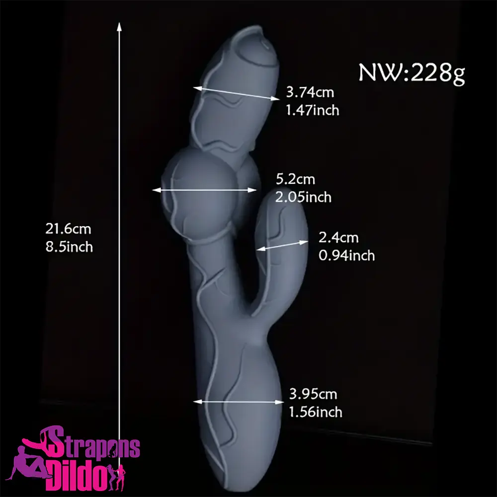 8.5in Silicone Soft Big Dildo For Women Men Unisex G-Spot Love Sex Toy Strap ons Dildo