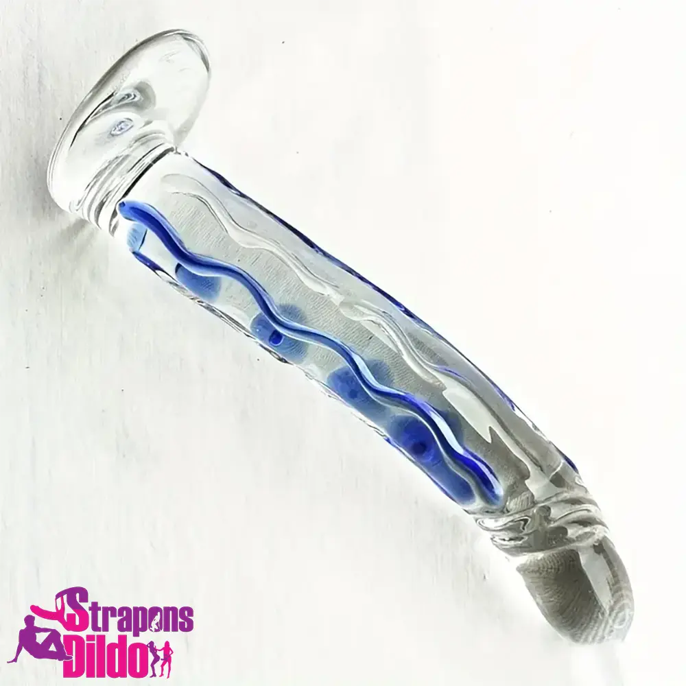 6.5in Premium Crystal Glass Dildo Sex Toy For Vagina Glass Sex Love Strap ons Dildo