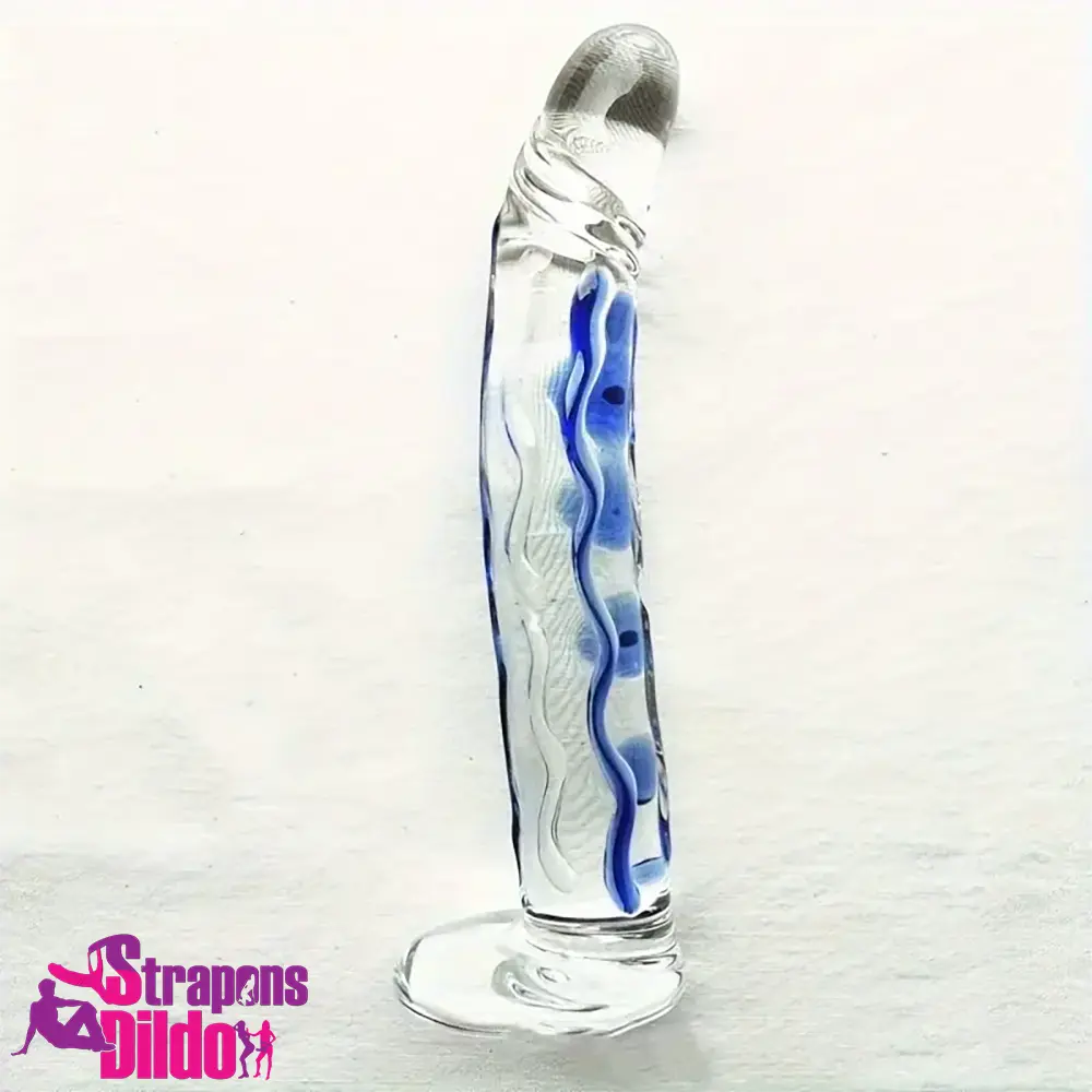 6.5in Premium Crystal Glass Dildo Sex Toy For Vagina Glass Sex Love Strap ons Dildo