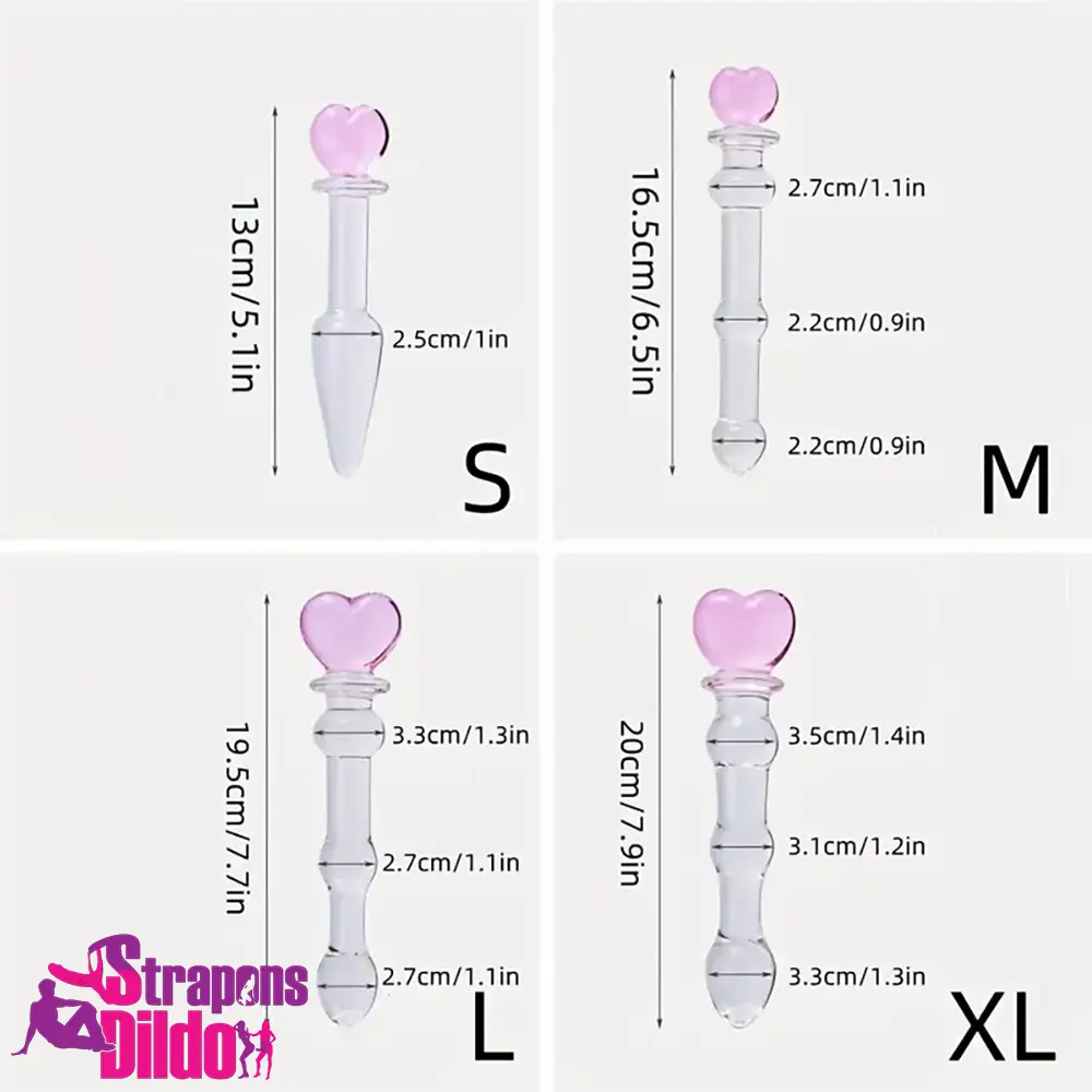 5.1in 6.5in 7.7in 7.9in Glass Crystal Dildo For Female Adult Sex Love Strap ons Dildo