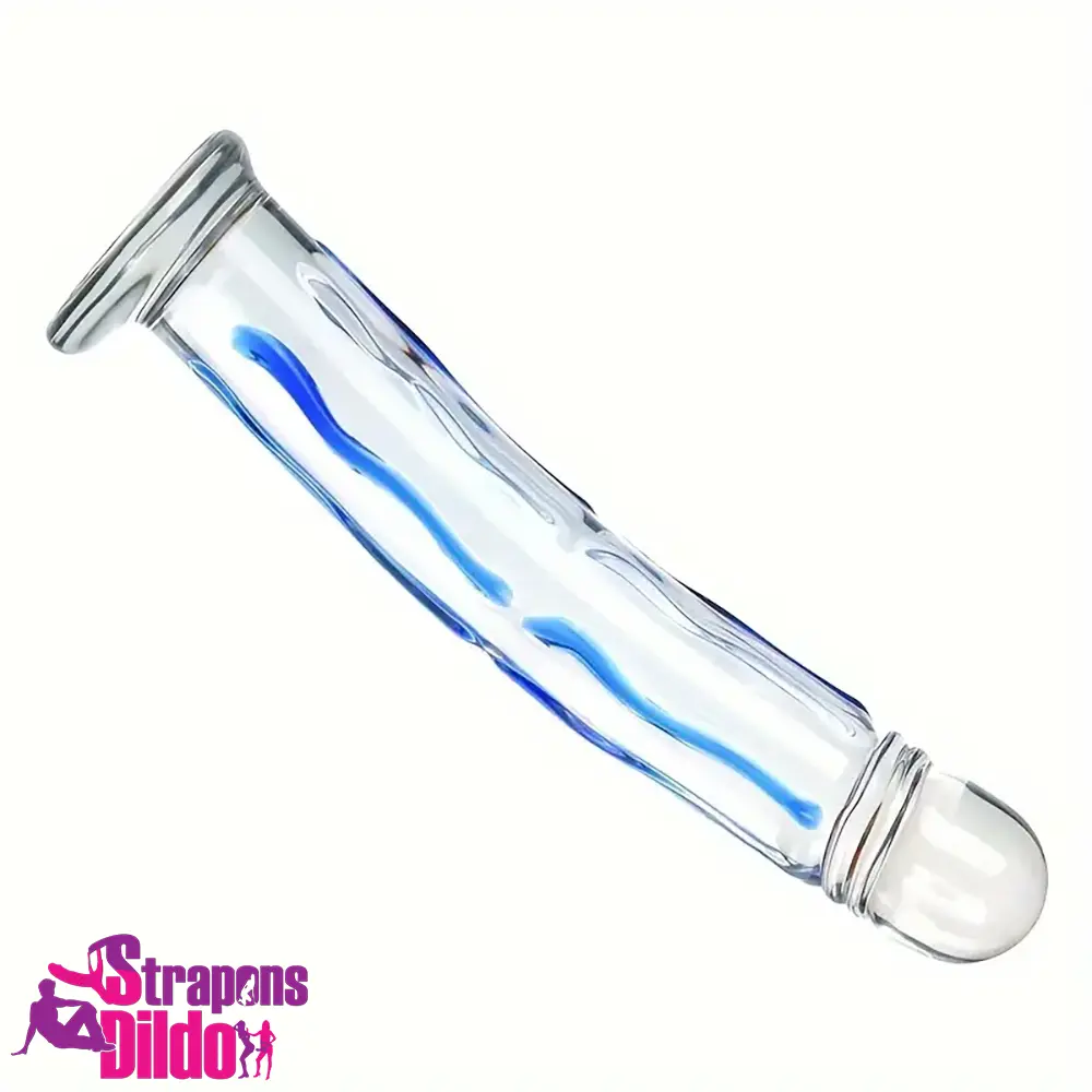 6.5in Premium Crystal Glass Dildo Sex Toy For Vagina Glass Sex Love Strap ons Dildo