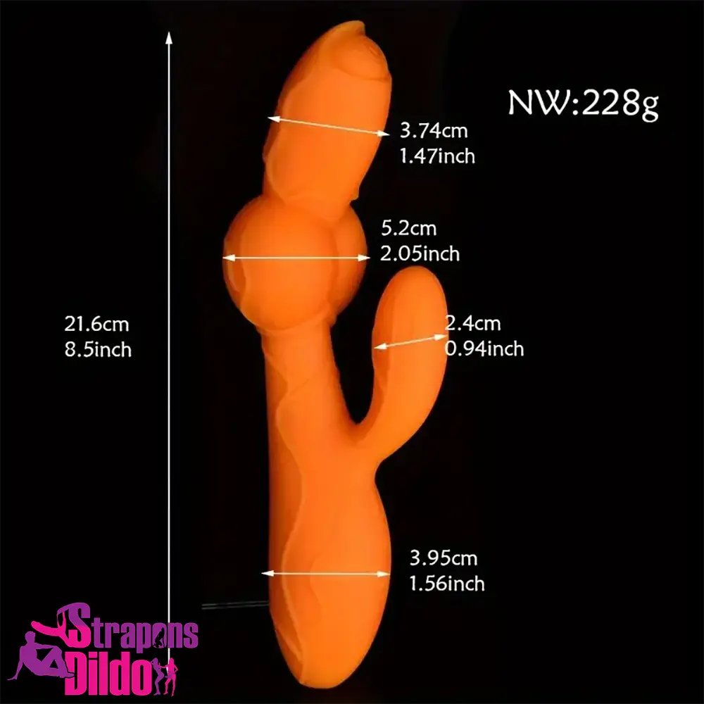 8.5in Silicone Soft Big Dildo For Women Men Unisex G-Spot Love Sex Toy Strap ons Dildo