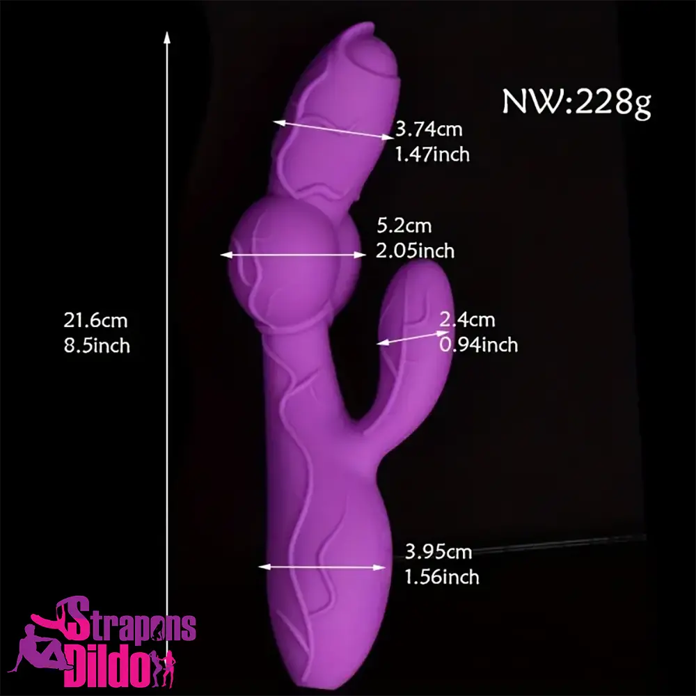 8.5in Silicone Soft Big Dildo For Women Men Unisex G-Spot Love Sex Toy Strap ons Dildo