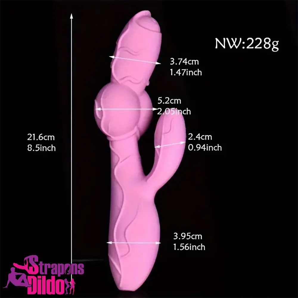 8.5in Silicone Soft Big Dildo For Women Men Unisex G-Spot Love Sex Toy Strap ons Dildo