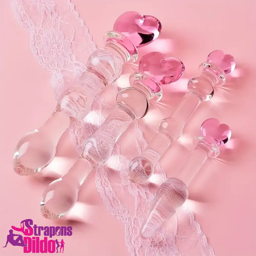 5.1in 6.5in 7.7in 7.9in Glass Crystal Dildo For Female Adult Sex Love Strap ons Dildo