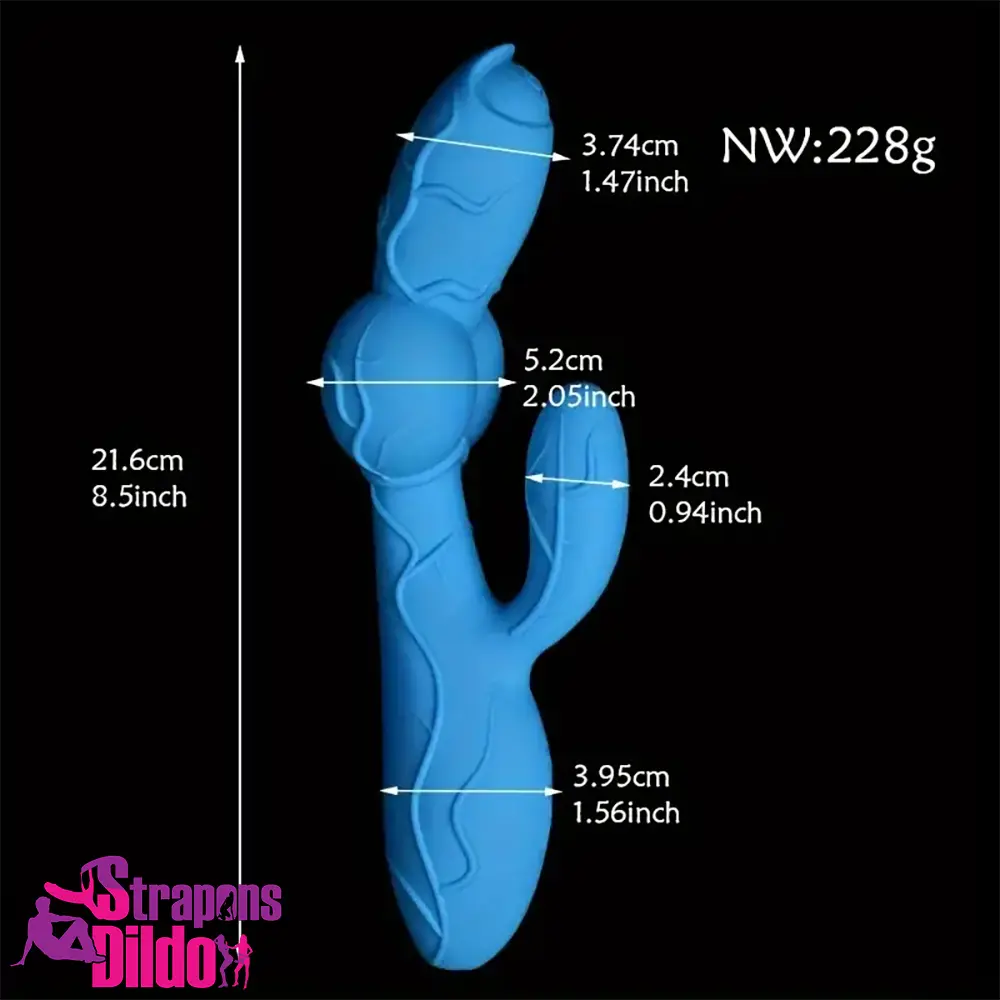 8.5in Silicone Soft Big Dildo For Women Men Unisex G-Spot Love Sex Toy Strap ons Dildo