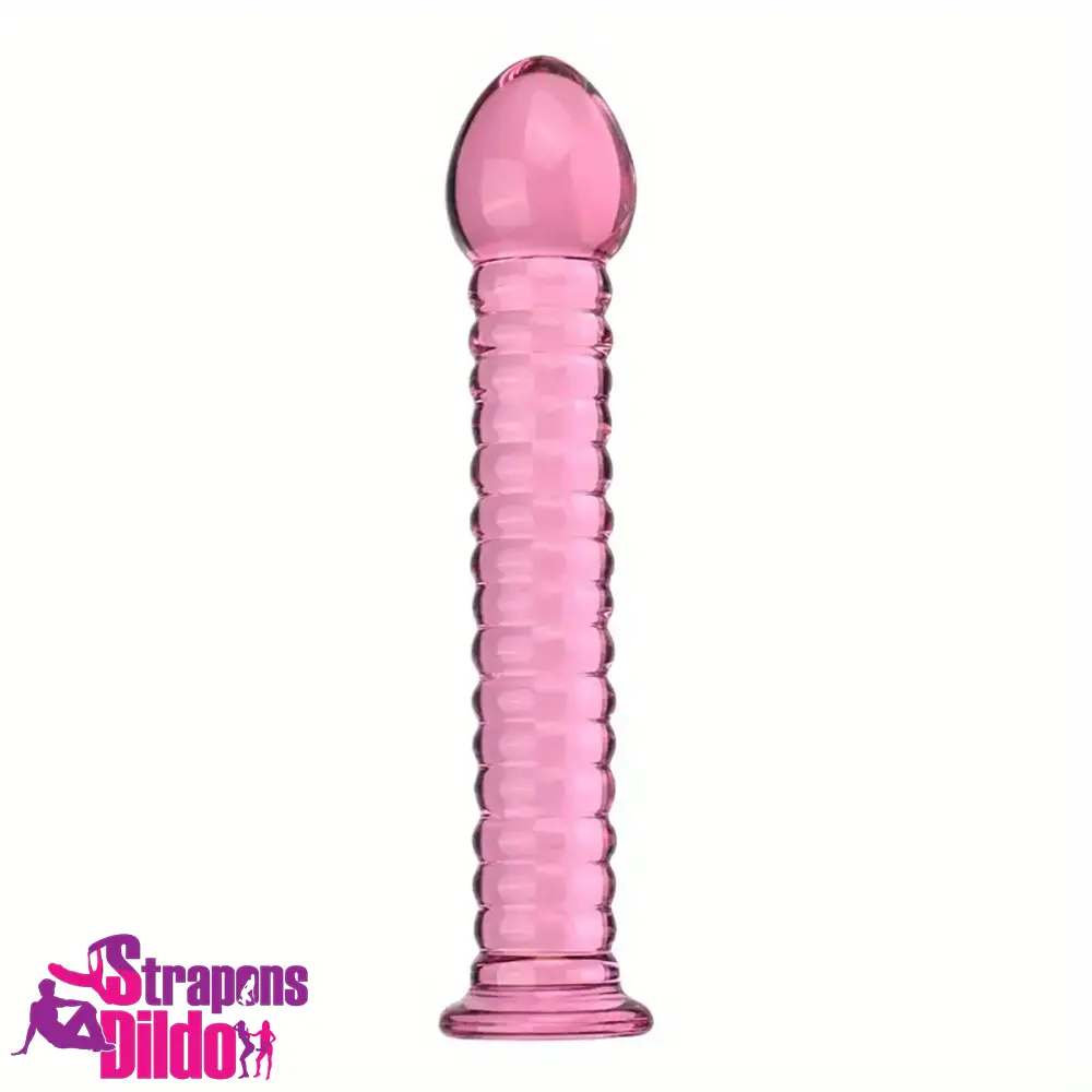 7.09in 7.28in 7.48in Clear Unisex Glass Crystal Dildo For G Spot Unisex Strap ons Dildo