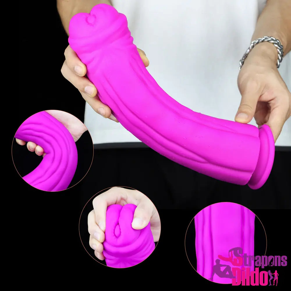 12.79in Thick Fat Silicone Soft Huge Cock Dildo For Men Sex Toy - Strap ons Dildo