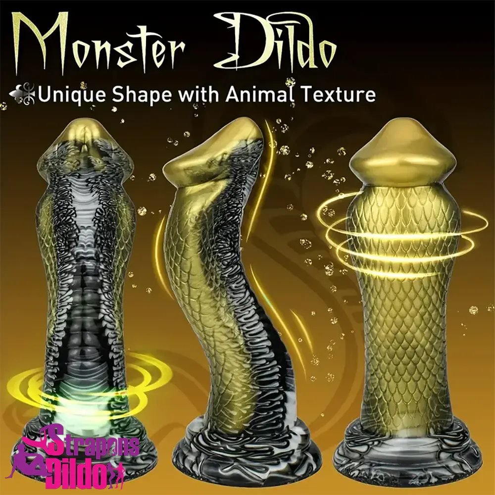 8.5in Big Silicone Soft Monster Animal Snake Dildo For Anal Expander Strap ons Dildo