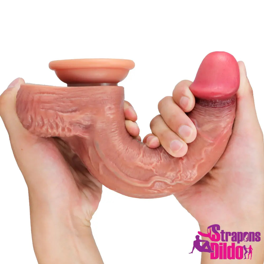 9.29in Lifelike Big Clitoris Vaginal Dildo Sex Toy For Women Masturbator - Strap ons Dildo