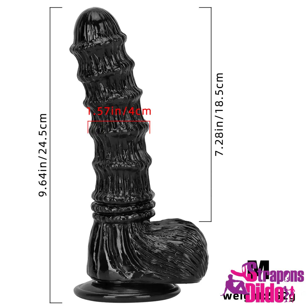 9.25in 9.64in 11.02in Big Thick Black Dildo BDSM Horse Vagina Masturbator Strap ons Dildo