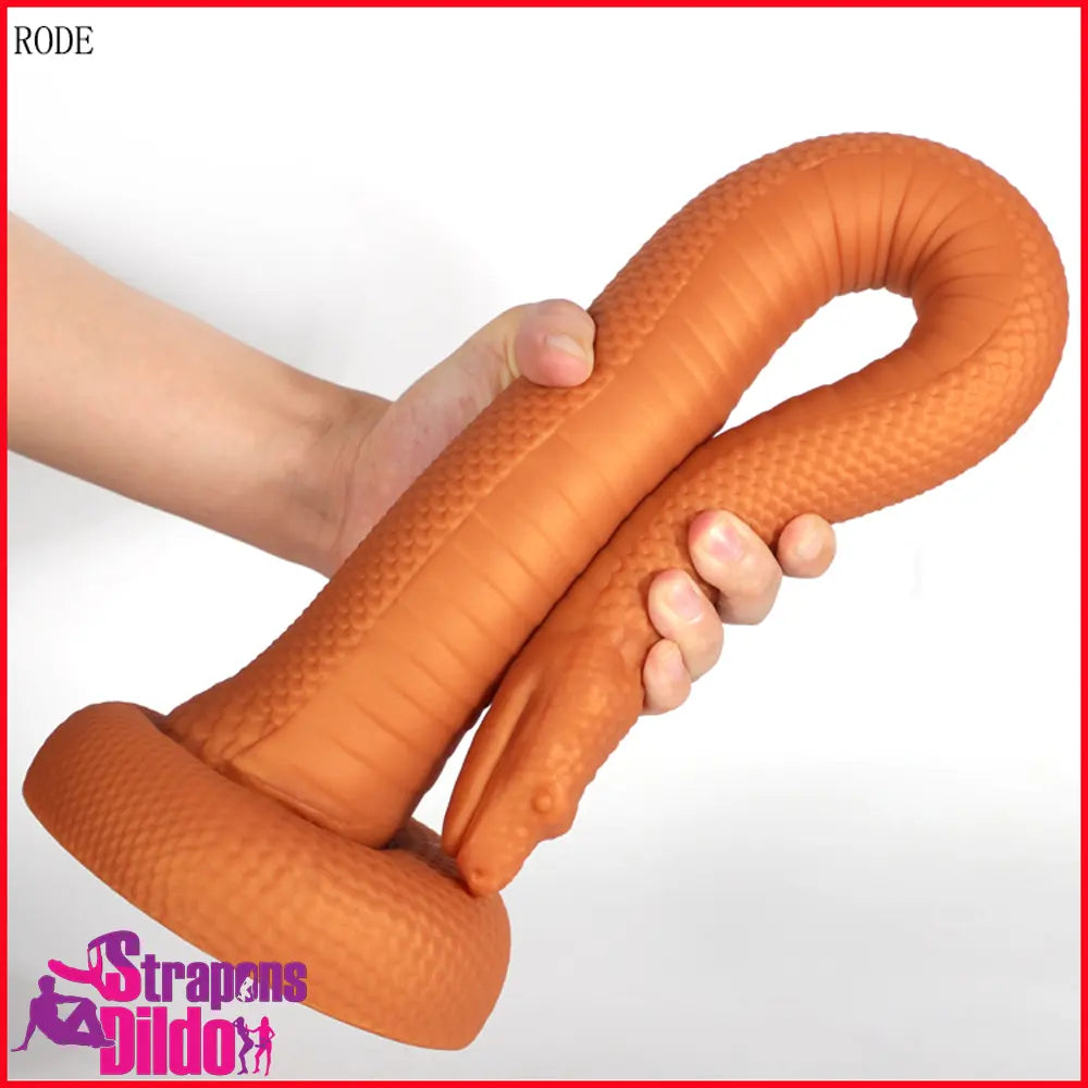 13.78in 17.72in 21.65in Long Huge Silicone Soft Snake Lifelike Dildo Strap ons Dildo