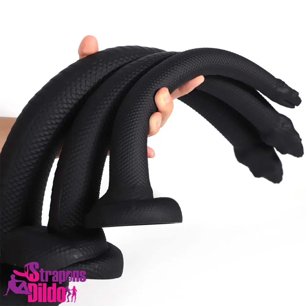 13.78in 17.72in 21.65in Long Huge Silicone Soft Snake Lifelike Dildo Strap ons Dildo