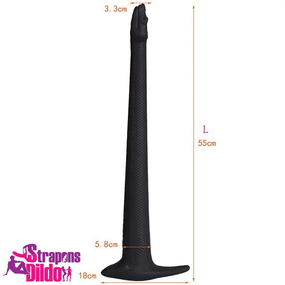 13.78in 17.72in 21.65in Long Huge Silicone Soft Snake Lifelike Dildo Strap ons Dildo