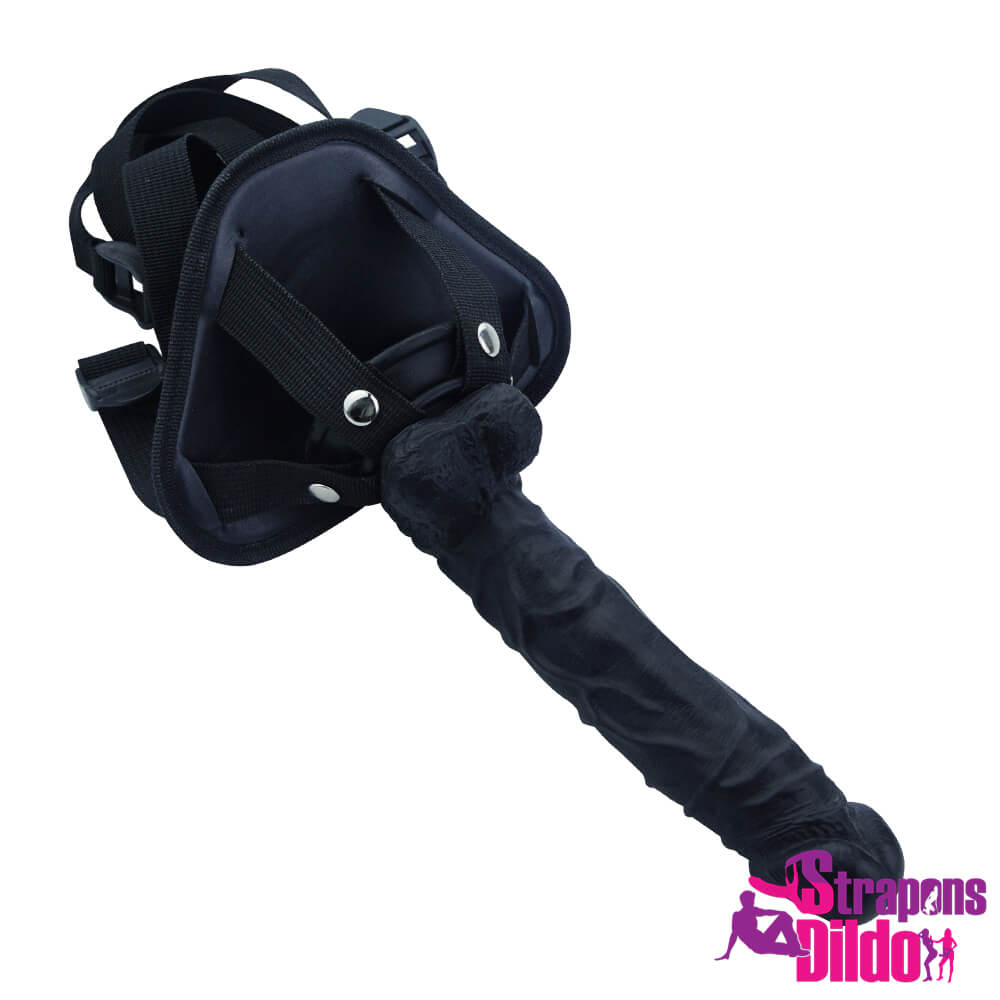 10.24in Adjustable Belt Strap on Harness Dildo For Women Sex