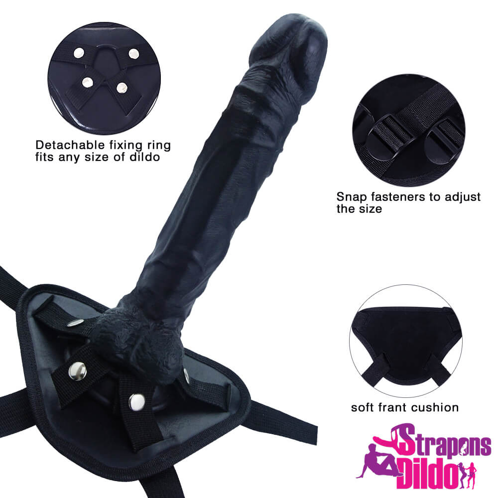 10.24in Adjustable Belt Strap on Harness Dildo For Women Sex - Strap ons Dildo