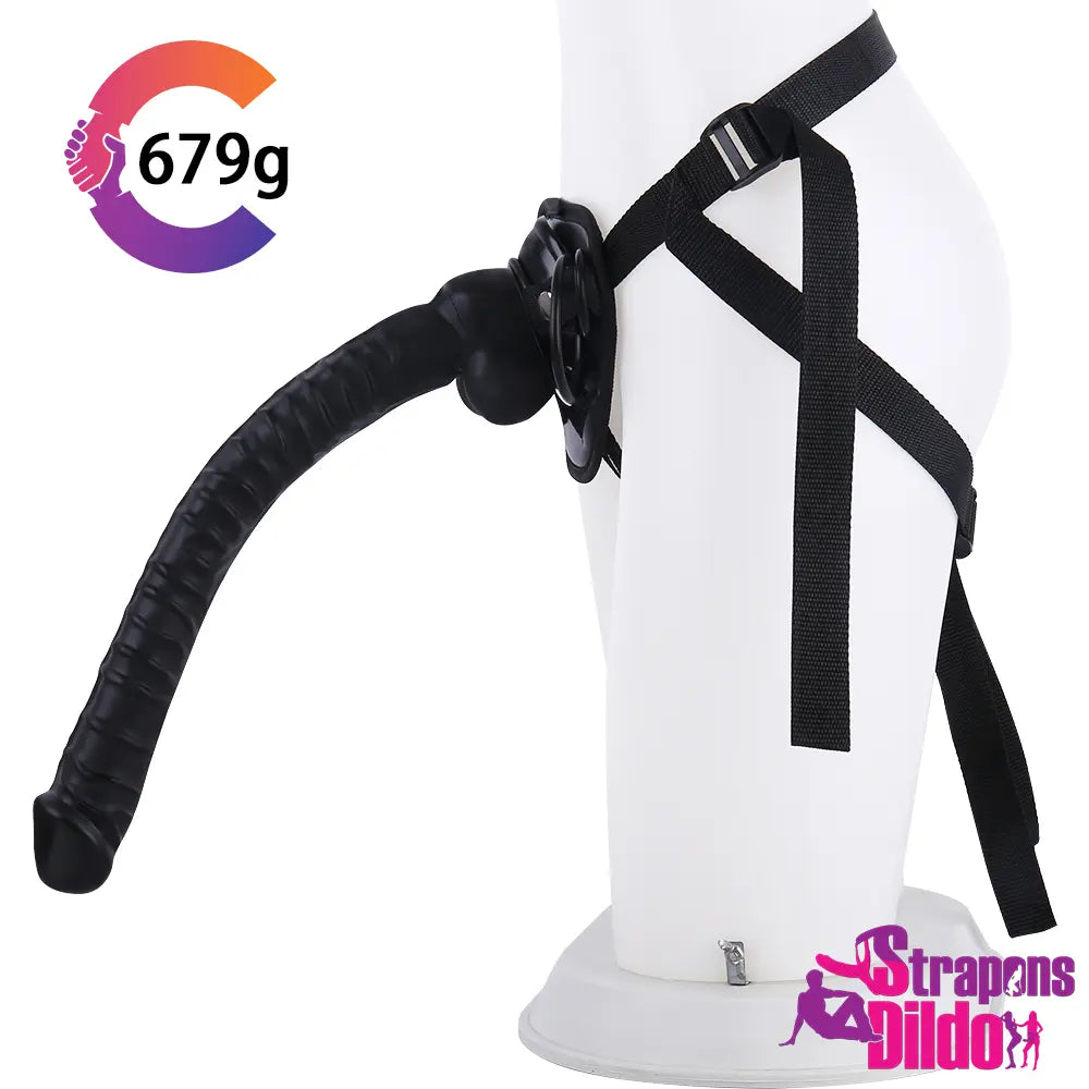 16.14in Lifelike Long Big Strap On Dildo For Anus Vagina Stimulation - Strap ons Dildo