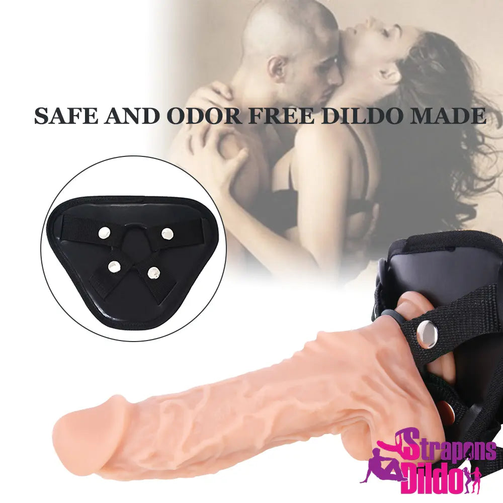 8.27in Premium Silicone Soft Strap On Dildo For Women G-spot Simulation - Strap ons Dildo