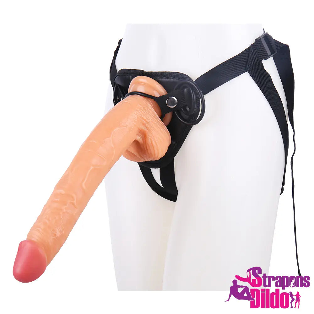 12in Realistic Skin Feeling Huge Strap On Dildo For Women Sex To - Strap ons Dildo