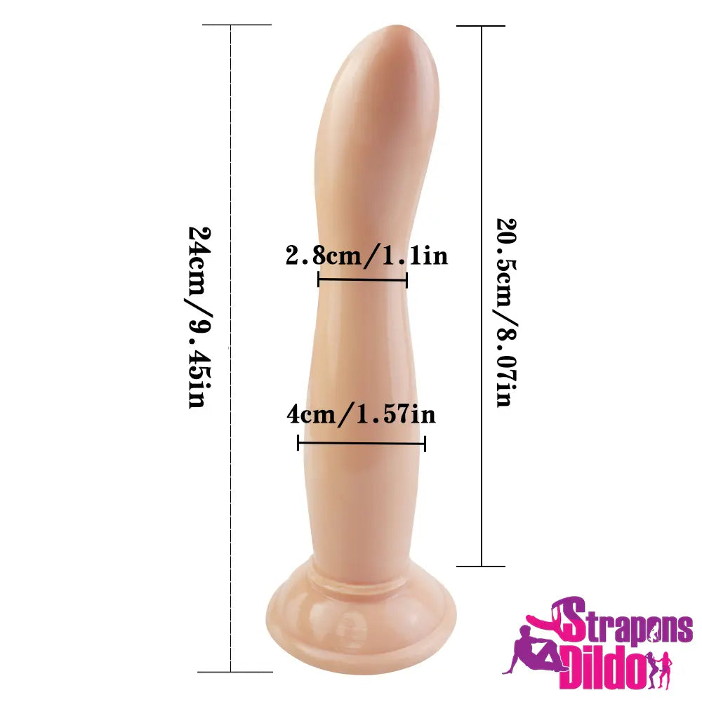 9.45in Soft Fruit Butt Plug Wearable Strap on Dildo For Masturbation - Strap ons Dildo