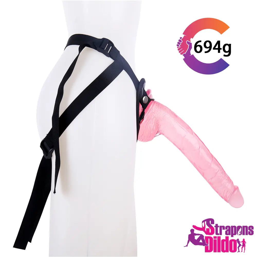 12in Realistic Skin Feeling Huge Strap On Dildo For Women Sex To - Strap ons Dildo