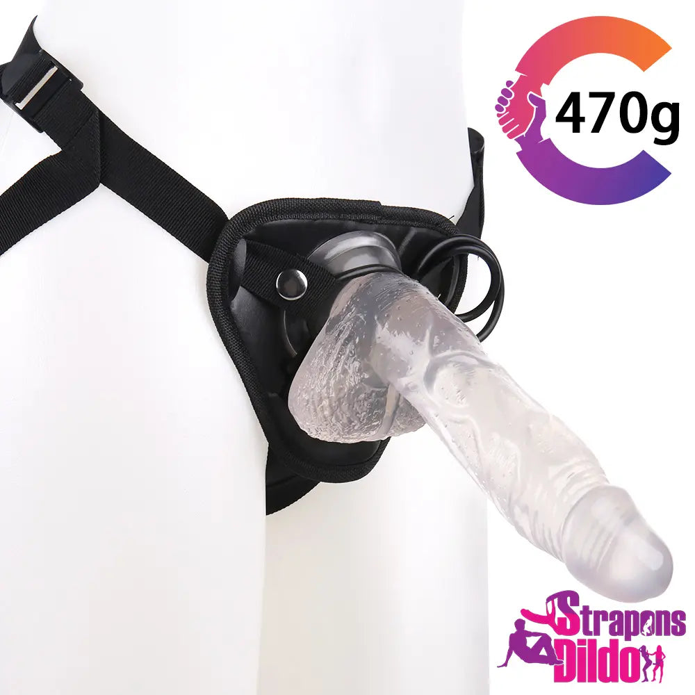 8.66in Real Big Hands-Free Strap On Dildo For Women Men Couples - Strap ons Dildo