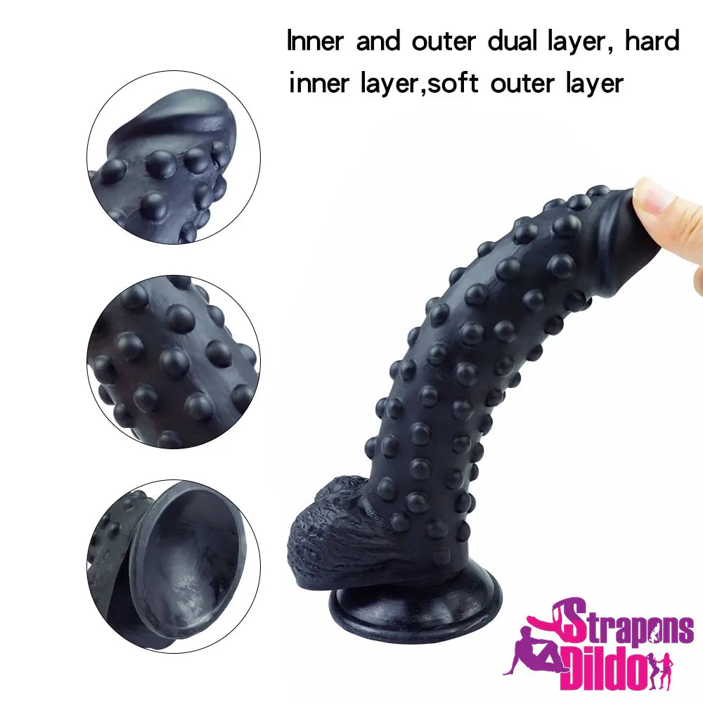 10.6in Big Spiked Fantasy Detachable Strap on Dildo For Adults Sex - Strap ons Dildo