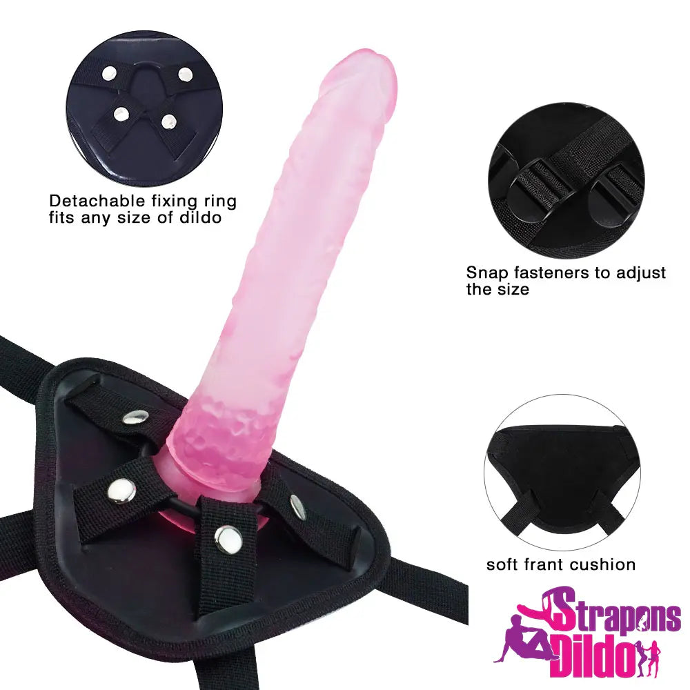 8.66in Wearable Strapon Penis For Lesbian Dildo Sex Love Toy - Strap ons Dildo