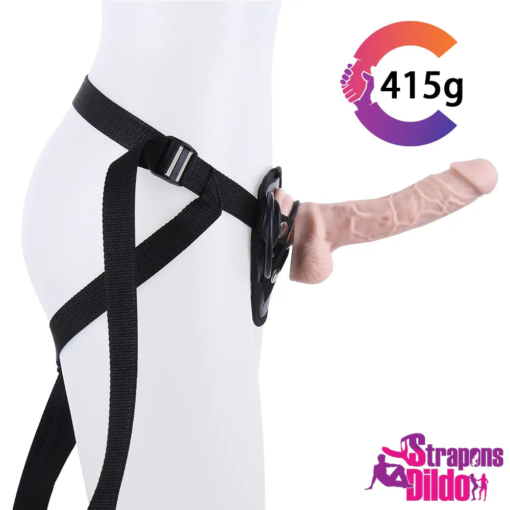 7.87in Lifelike Strap On Dildo For Vagina Stimulation Love Sex Toy - Strap ons Dildo