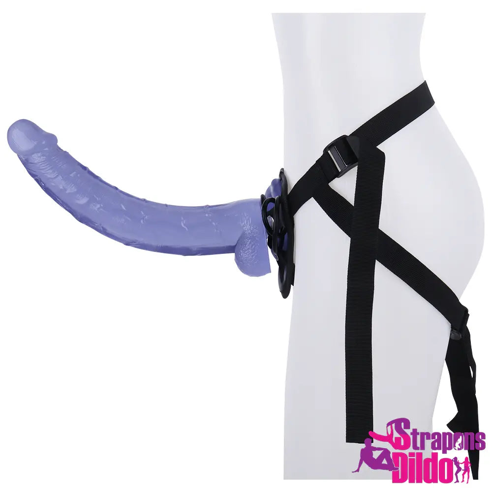 13.38in Realistic Curved Big Strap On Dildo Curved Throat Sex Toy - Strap ons Dildo