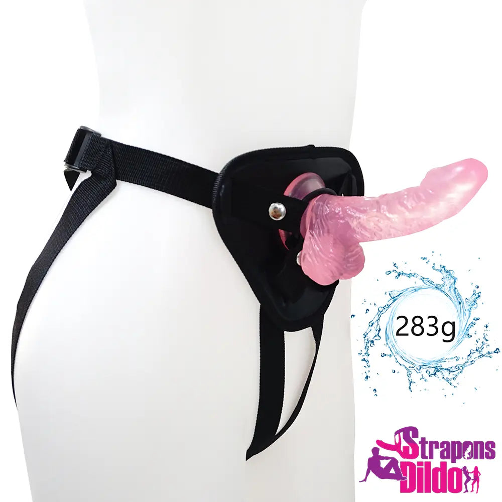 5.9in Lifelike Small Realistic Premium PVC Strap on Dildo For Lesbian - Strap ons Dildo