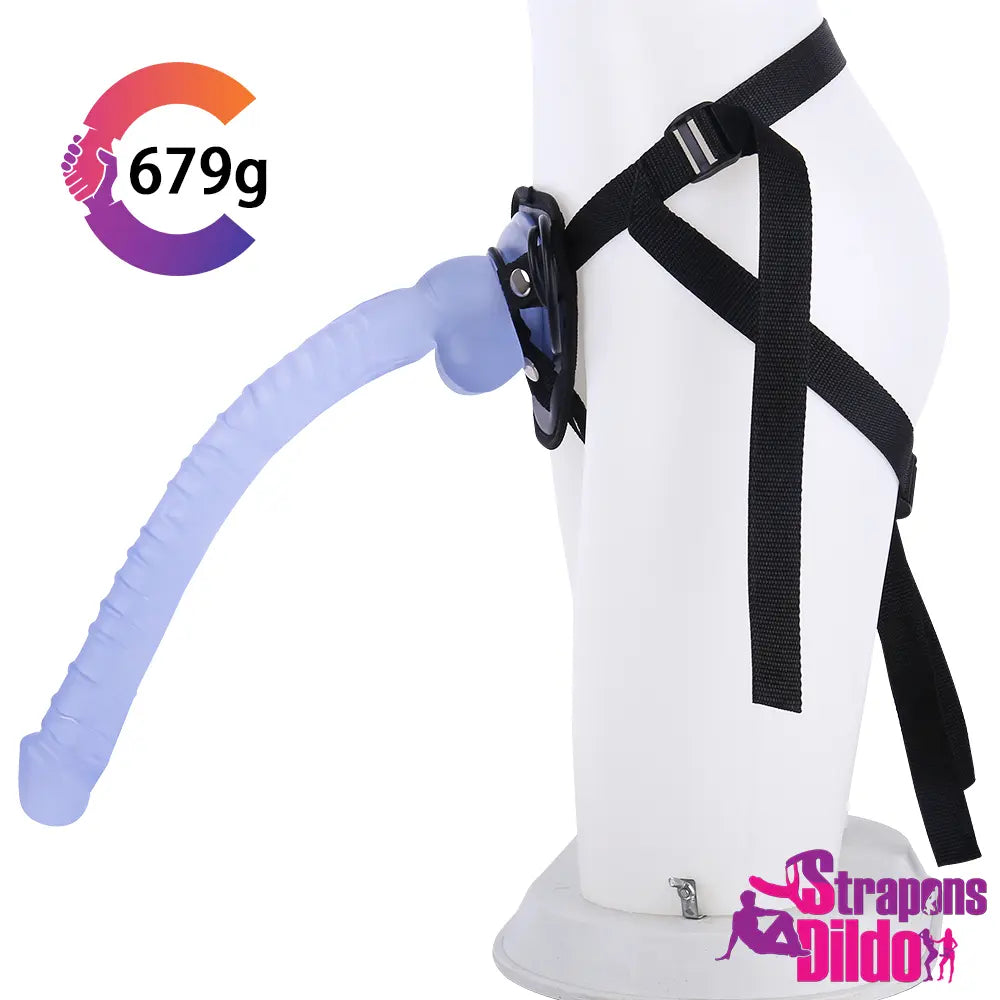 16.14in Lifelike Long Big Strap On Dildo For Anus Vagina Stimulation - Strap ons Dildo