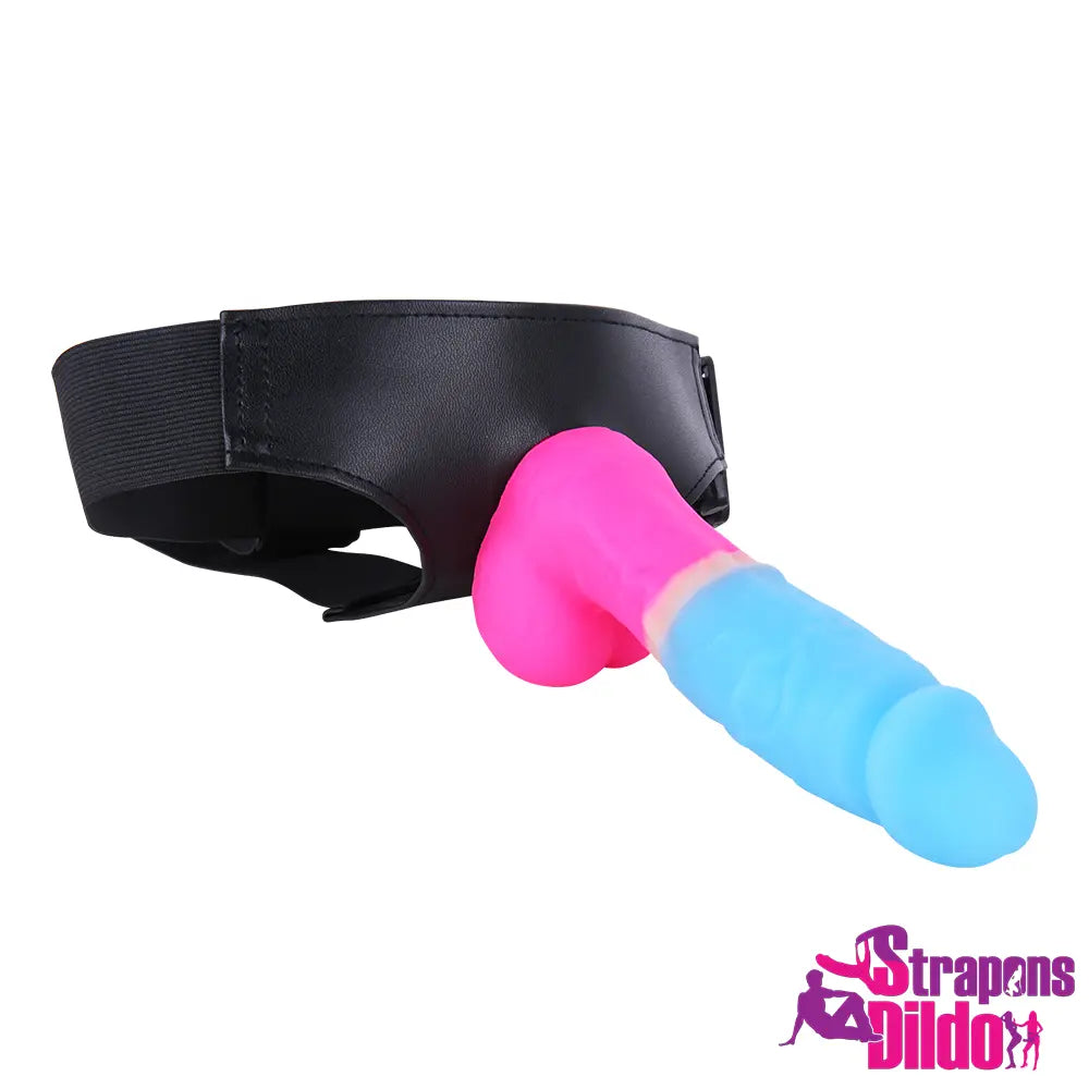 7.87in Real Colorful Silicone Soft Strap On Dildo For Women Men - Strap ons Dildo