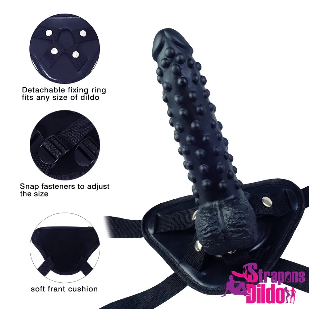 10.6in Big Spiked Fantasy Detachable Strap on Dildo For Adults Sex - Strap ons Dildo