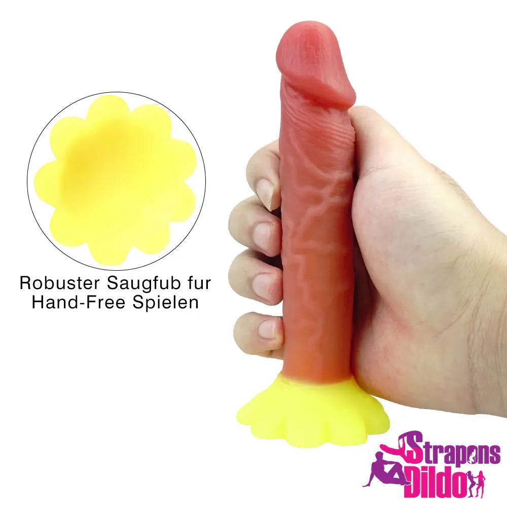 5.9in Dual Layer Silicone Small Strap on Dildo For Vagina Anus Orgasm - Strap ons Dildo