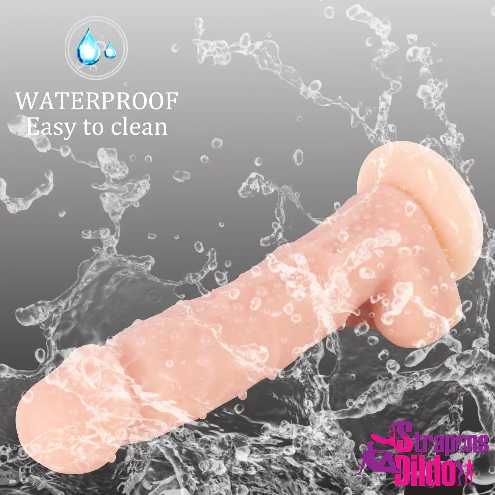 7.48in Realistic Soft Silicone Strap On Dildo Female Vagina Masturbator - Strap ons Dildo