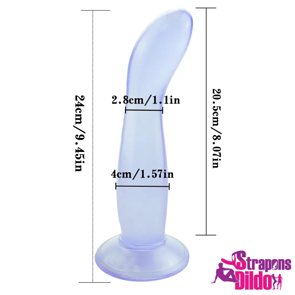 9.45in Soft Fruit Butt Plug Wearable Strap on Dildo For Masturbation - Strap ons Dildo