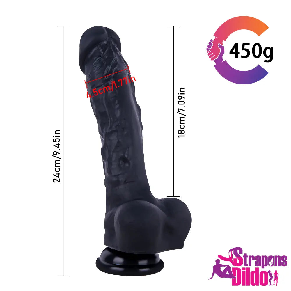 9.45in Realistic Big Strap On Dildo For Vagina Anus Fucking Sex - Strap ons Dildo