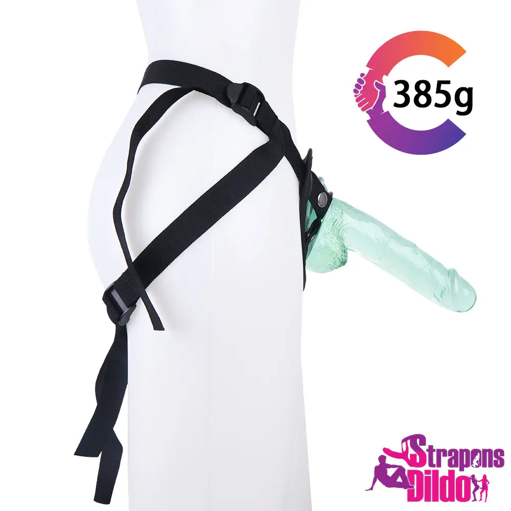 7.87in Realistic Flesh Feeling Strap On Dildo For Women And Men - Strap ons Dildo