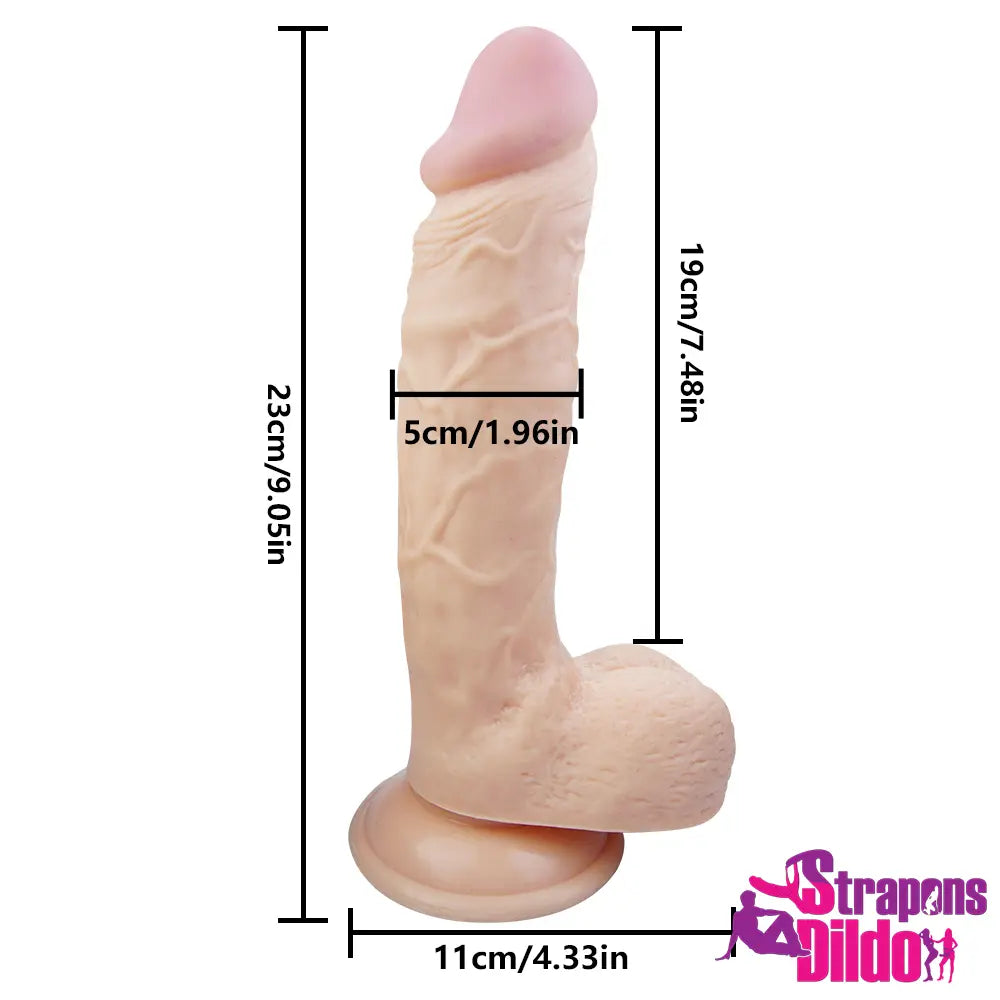 9.05in Premium Harness Belt Strap On Dildo For Women Couples - Strap ons Dildo