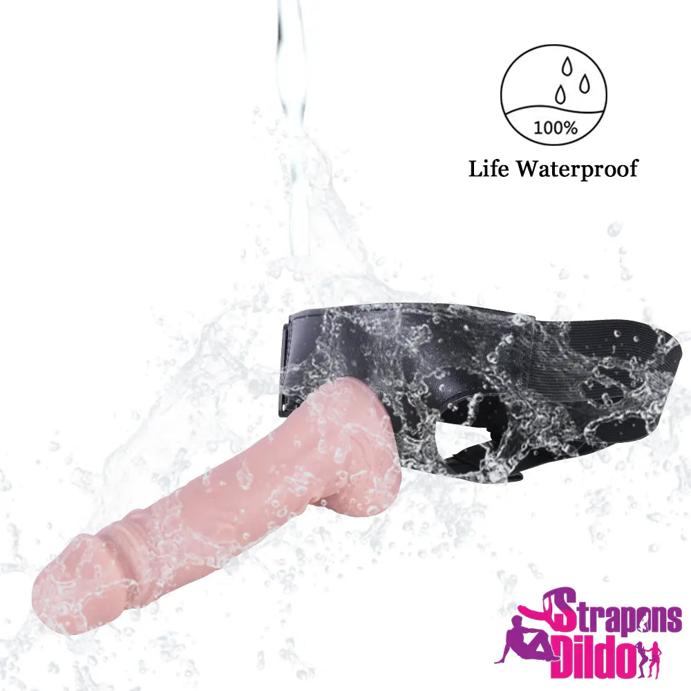 8.27in Real Big Silicone Soft Strap On Dildo For Couple G-spot Simulation - Strap ons Dildo