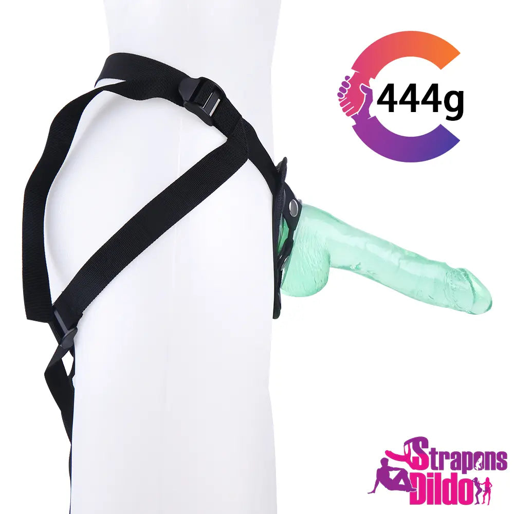 8.19in Realistic Strap On Dildo Clitoral Stimulator Lesbian Sex Toy - Strap ons Dildo