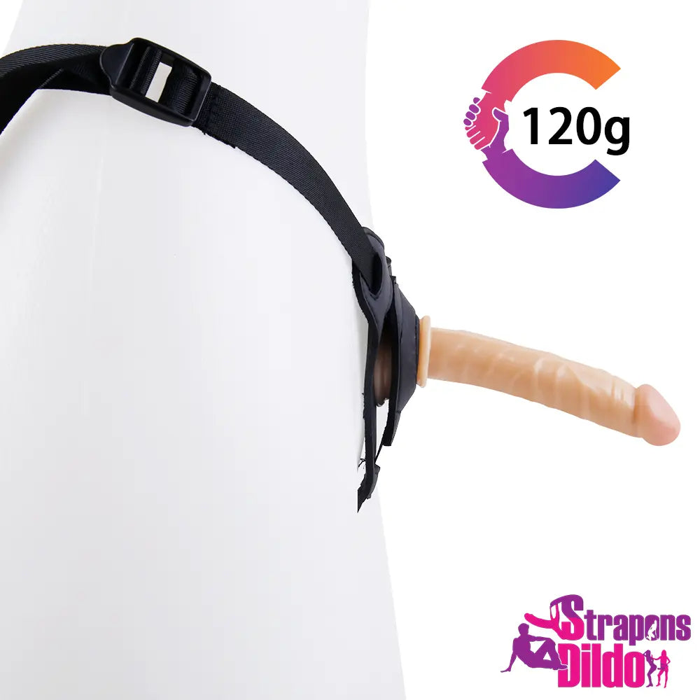 5.91in Realistic Strap On Dildo For Lesbian Gay Men Masturbation Toy - Strap ons Dildo