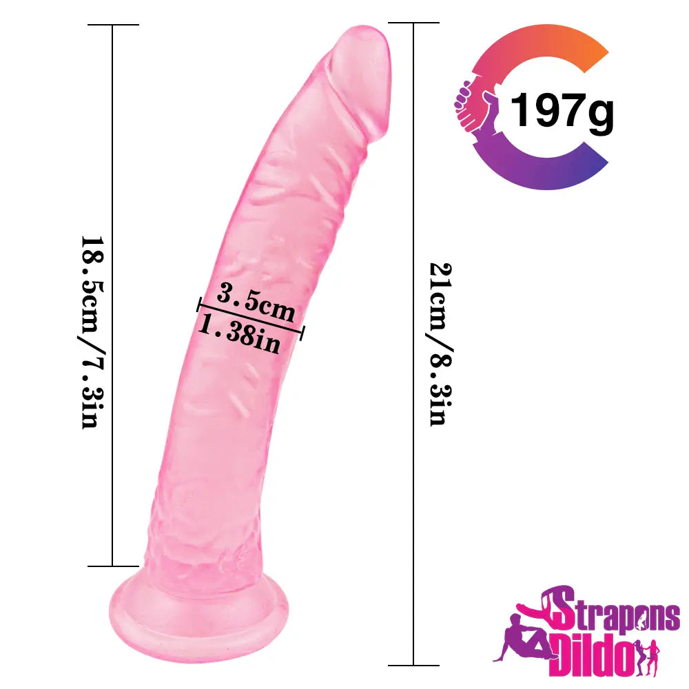 8.66in Wearable Strapon Penis For Lesbian Dildo Sex Love Toy - Strap ons Dildo