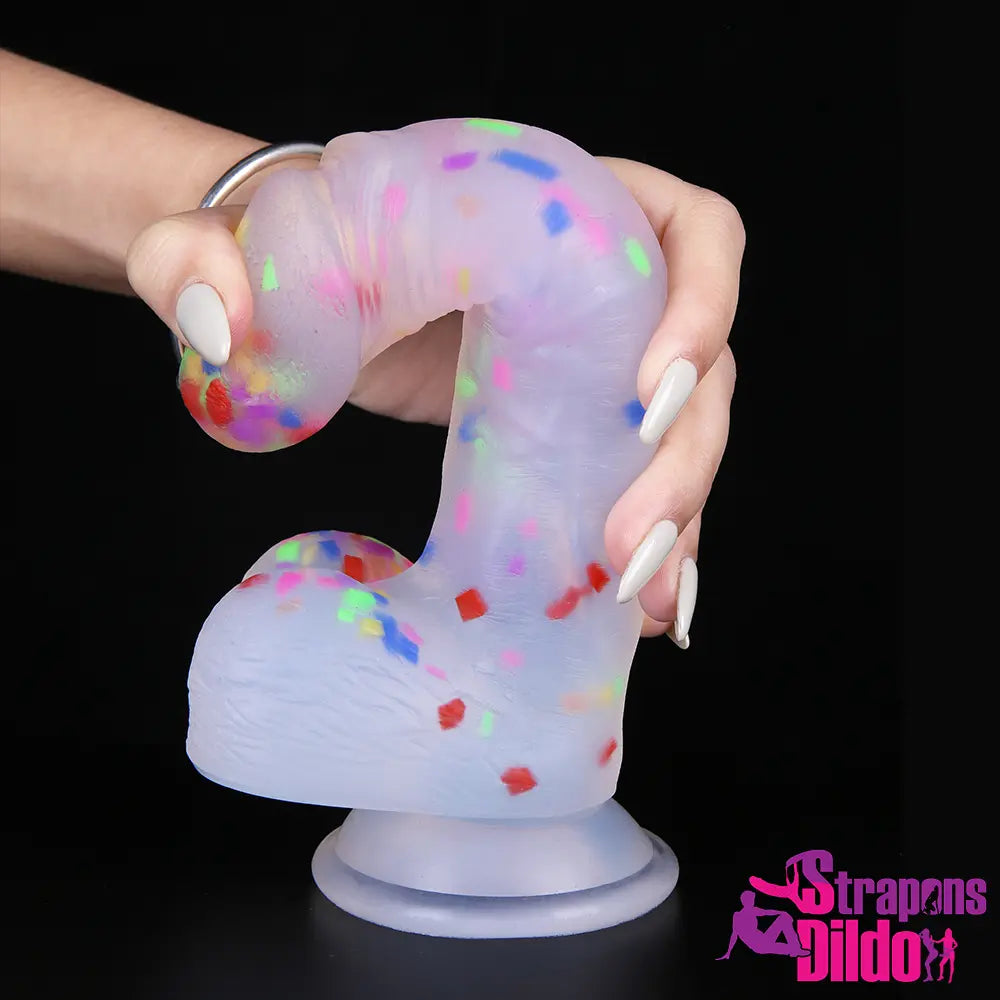 7.68in Lifelike Silicone Strap On Dildo For Female Vagina Anus - Strap ons Dildo