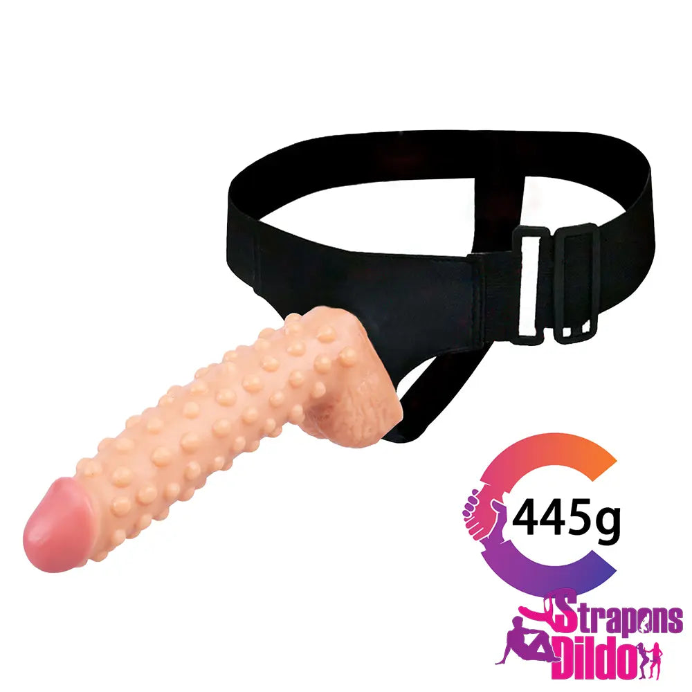 9.05in Realistic Hands-Free Huge Strap On Dildo For Vagina Anal Play - Strap ons Dildo